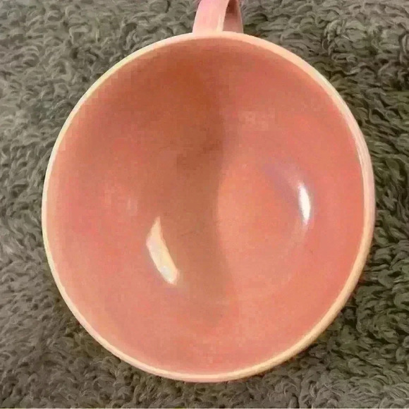 Vintage mcm coffee cup California Pottery pink - Picture 6 of 8